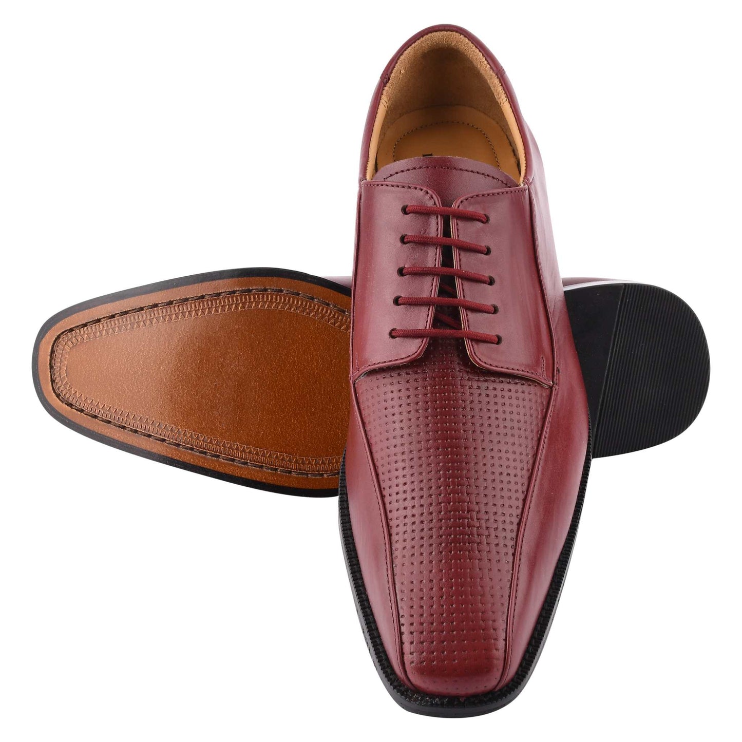 Jade Leather Oxford Style Dress Shoes for Men - MENLL