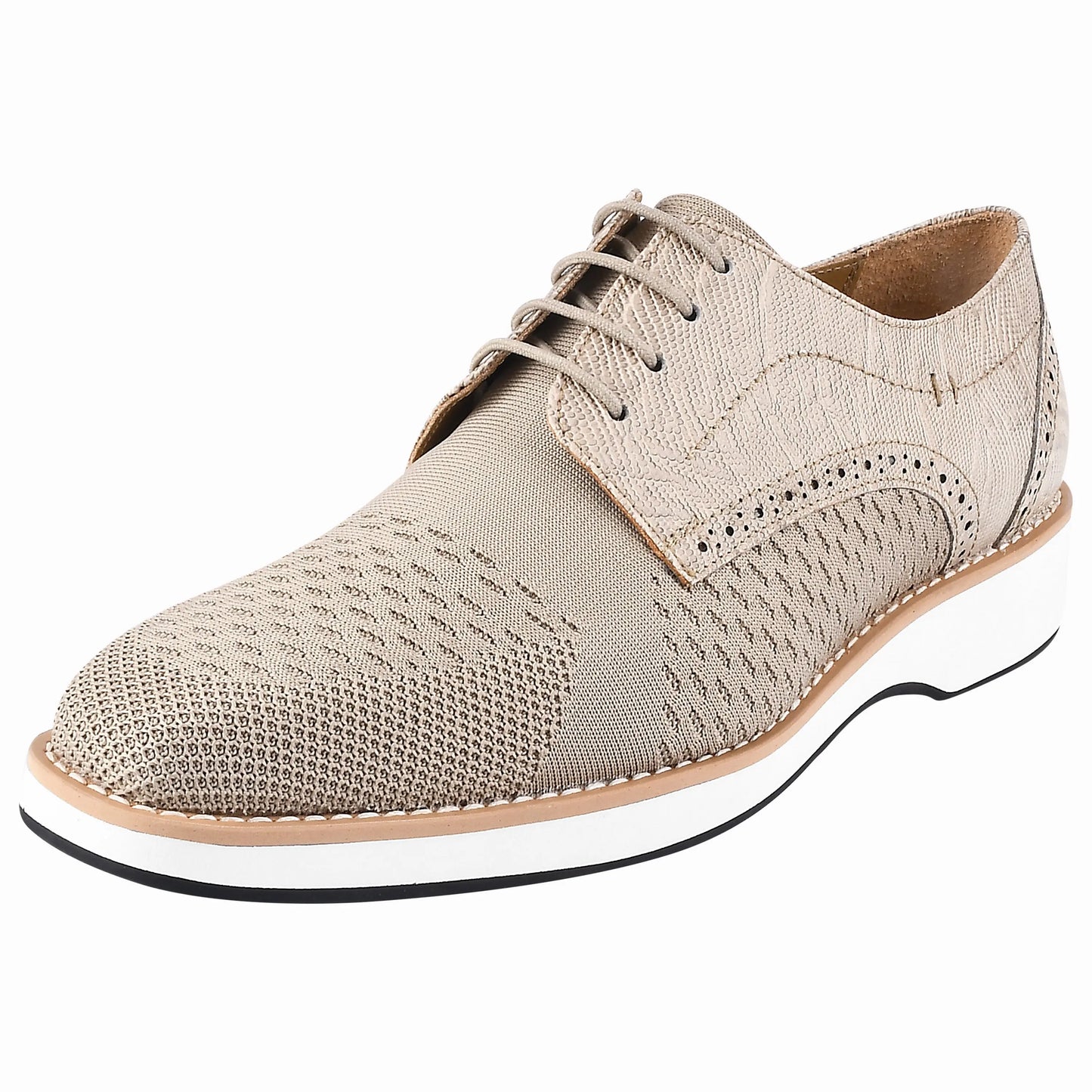 Sneakers - Gutta Lizard Print - Casual Leather Textile LIBERTYZENO