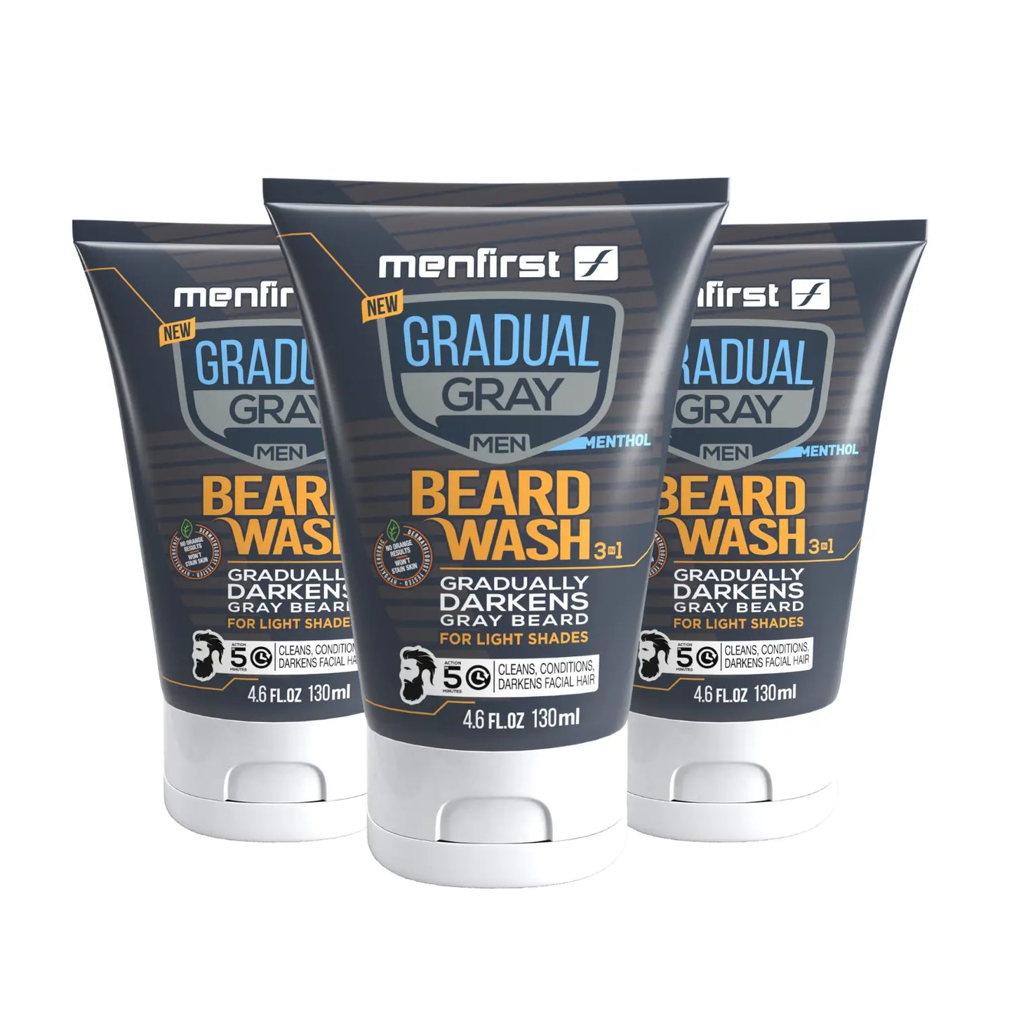 Beard Wash - Gradual Gray Darkening - Men's Menfirst