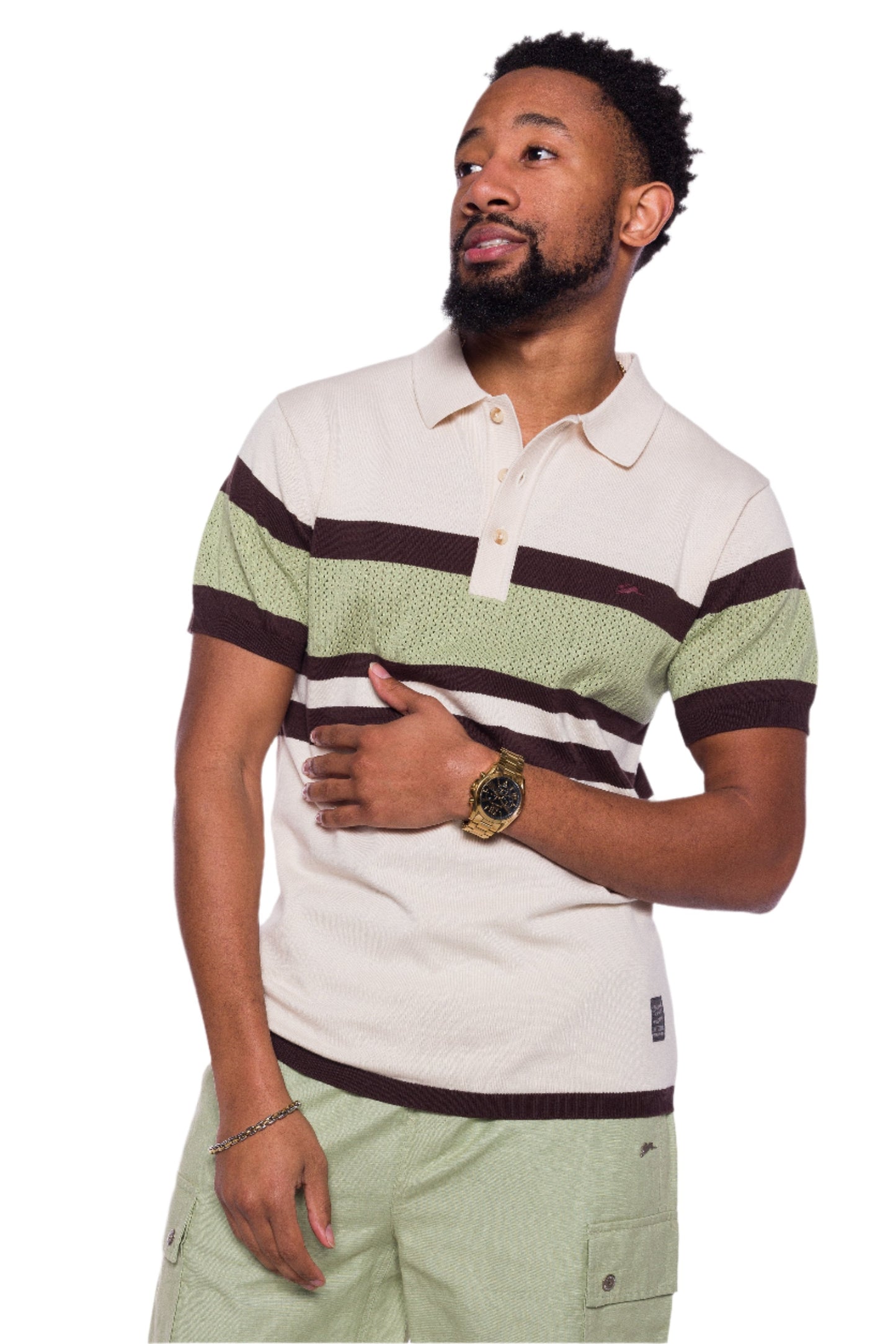 A.Tiziano Apparel - A.Tiziano Camilo | Sweater Knit Polo - Premium Quality - Premium Quality