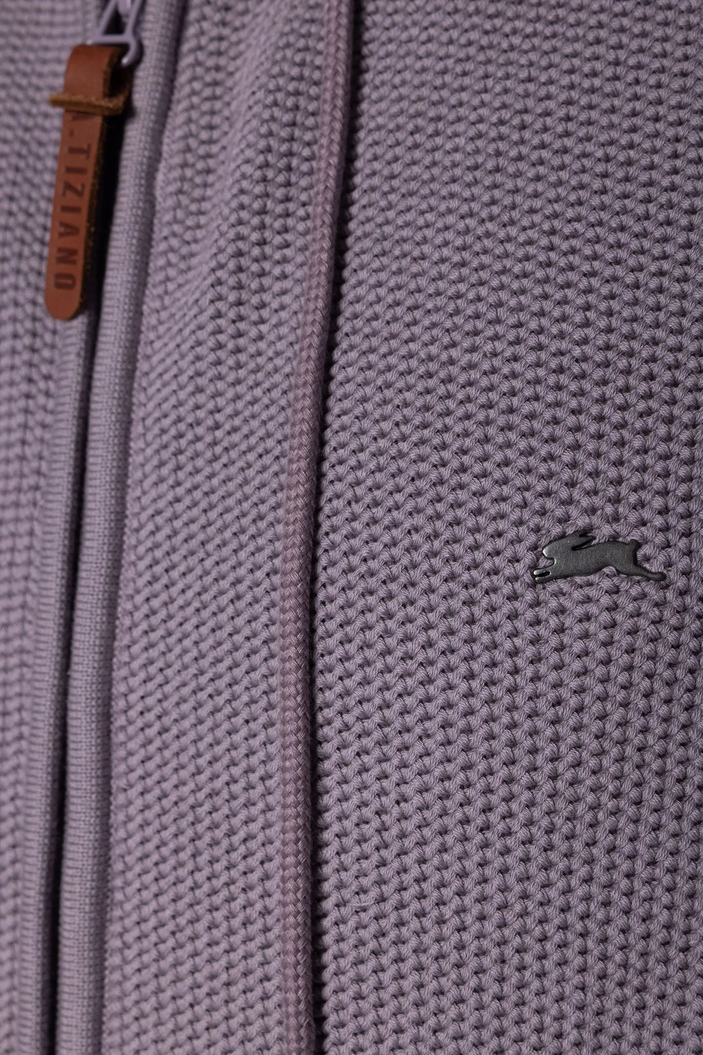 Sweater Knit Hoodie - Soft Cozy - Lavender A.Tiziano