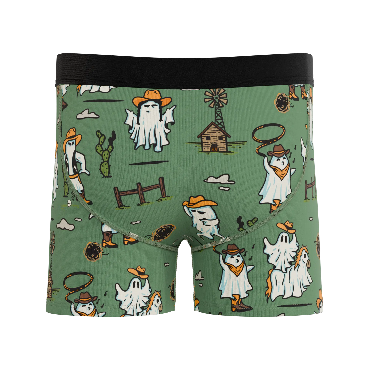 The Ghost Town | Western Ghost Boy's Boxer Briefs - MENLL