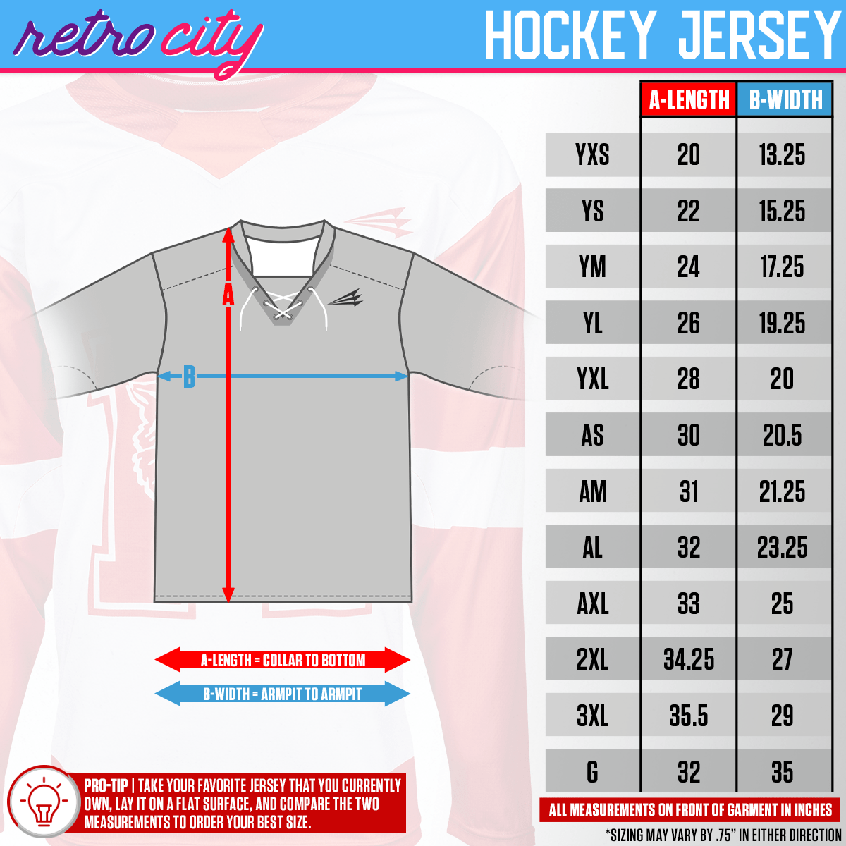 Retro City Threads Royal Guard Dark Side Lace-up Hockey Jersey Sweater - Lifestyle Image