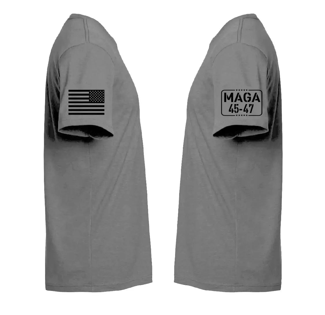 45-47 with flag T-Shirt D.O.G.E SWAG