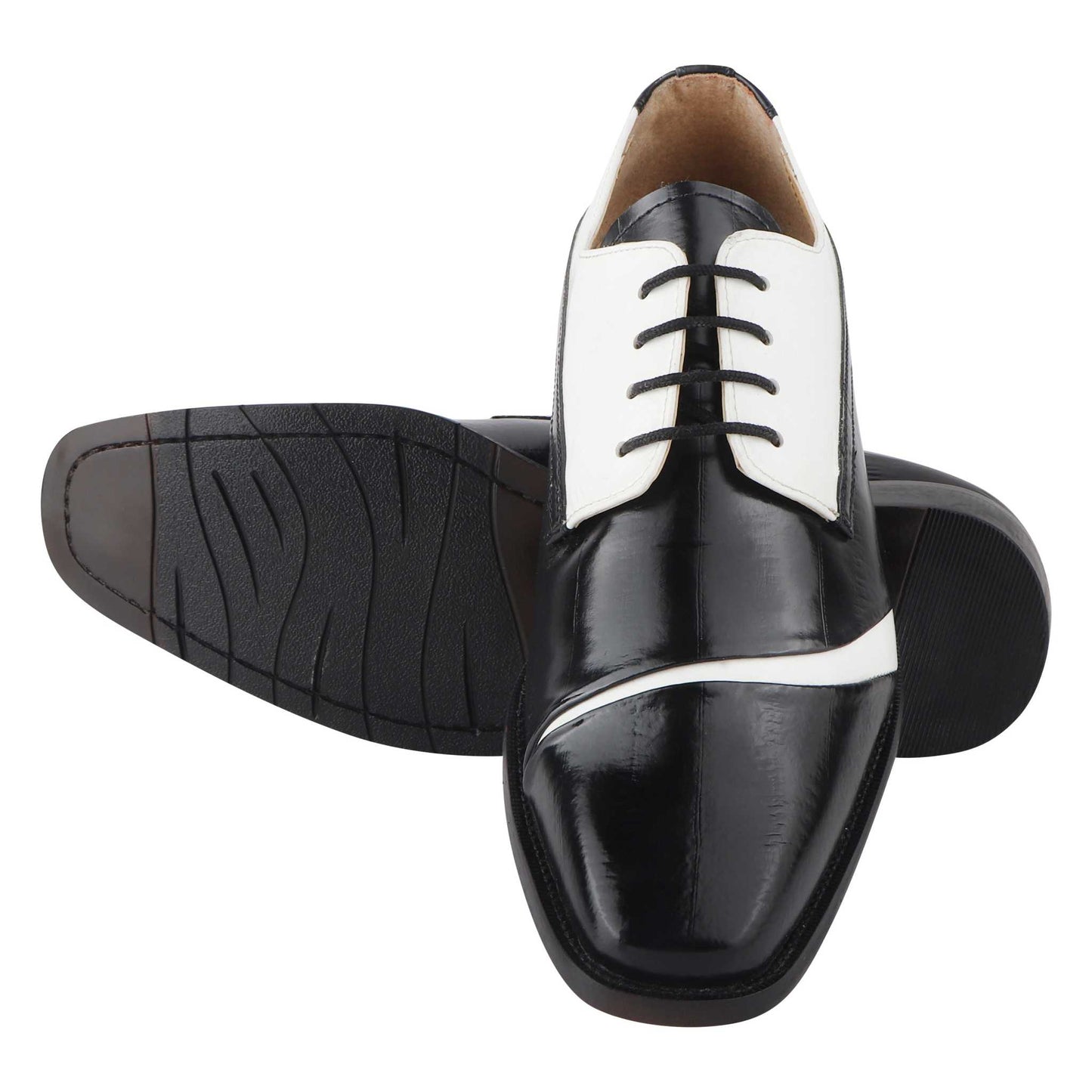 Tour Leather Oxford Style Dress Shoes - MENLL