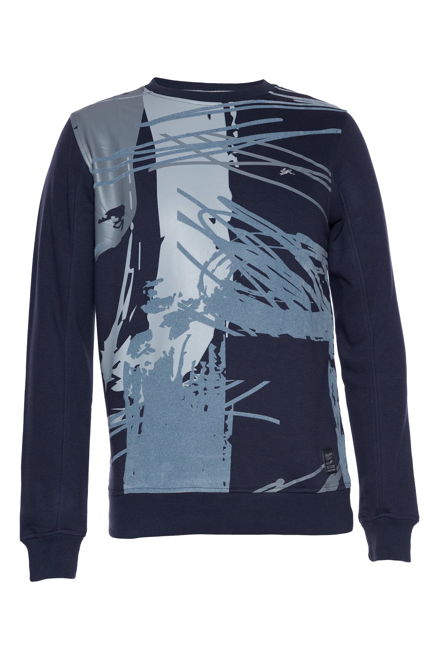 A.Tiziano Apparel - A.Tiziano Iliya | Printed Fleece Crewneck - Premium Quality - Premium Quality