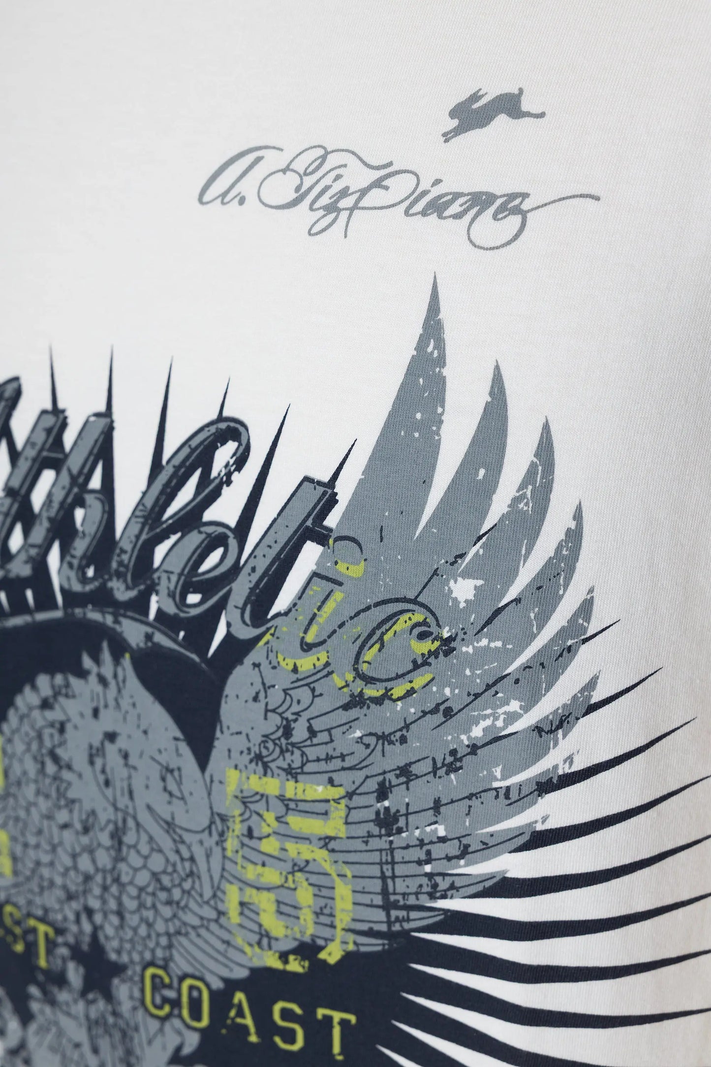 A.Tiziano Graphic Print Tee Men's Casual Short Sleeve T-Shirt Streetwear Fashion by A.Tiziano