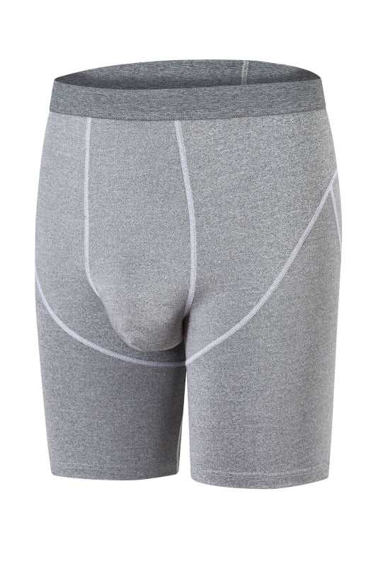 Men's Floral Yarn Contrast Line Breathable Boxer - MENLL