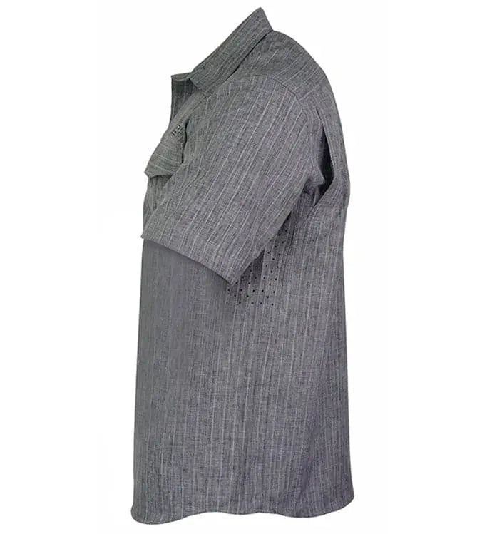 Men's Inlet S/S UV Vented Fishing Shirt by Hook & Tackle