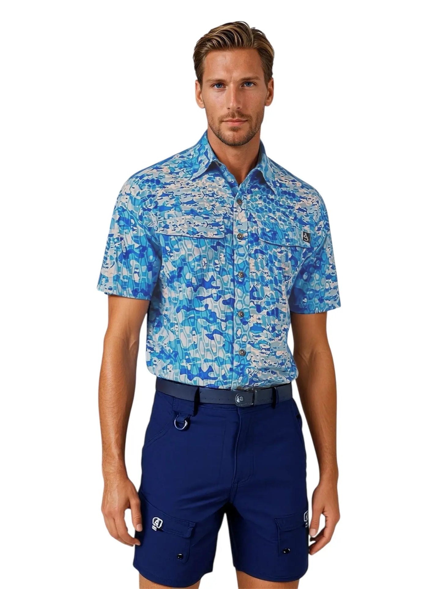 Men's Fishtek UV Vented Fishing Shirt by Hook & Tackle