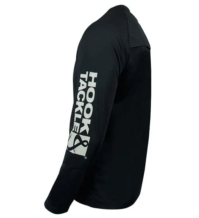 Men's Feeding Frenzy Vented L/S UV Fishing Shirt by Hook & Tackle