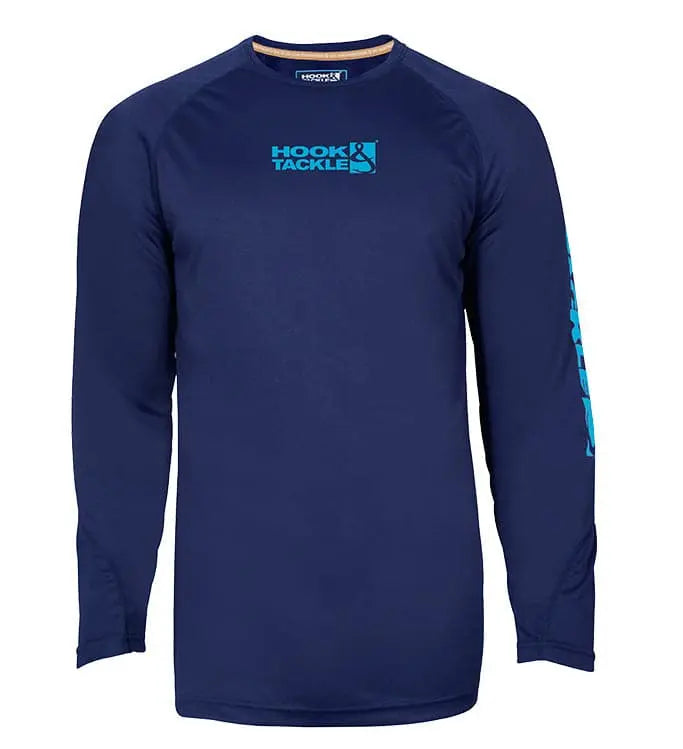 Men's American Fish L/S UV Fishing Shirt Hook & Tackle