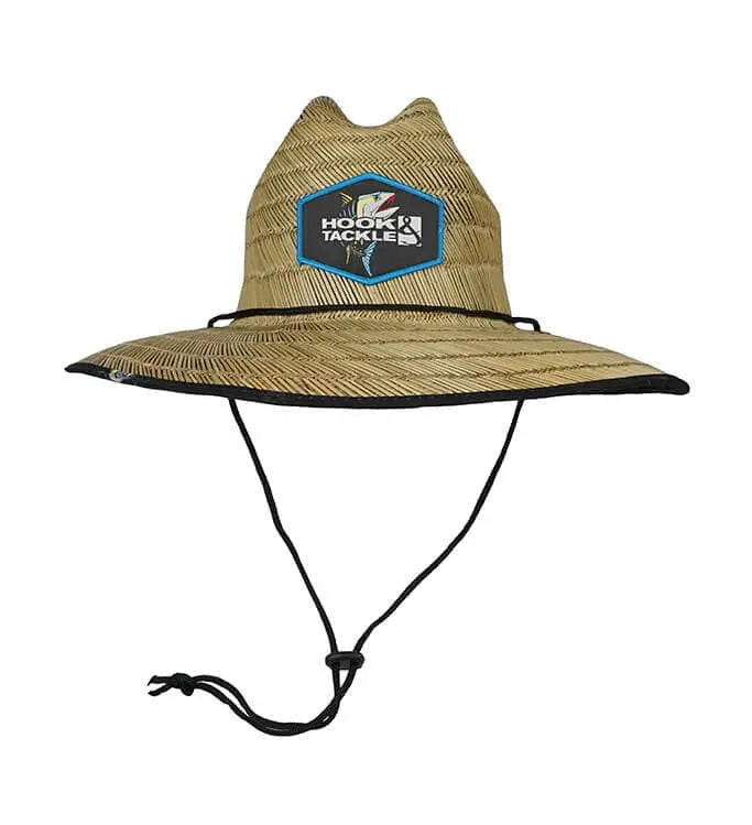 Hook & Tackle Tuna Straw Hat Unisex Fishing/Beach Sun Hat - Lightweight & Breathable by Hook & Tackle