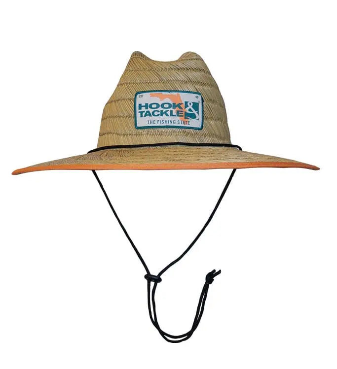 Florida Tag Straw Hat Hook & Tackle