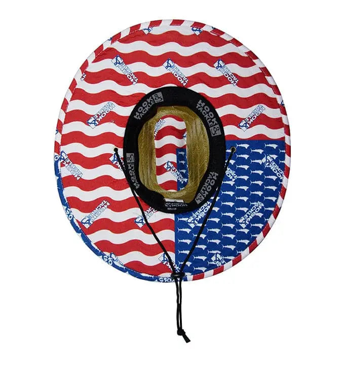 Hook & Tackle Straw Marlins Hat Unisex Beach, Boating & Fishing Sun UV Protection Hat by Hook & Tackle