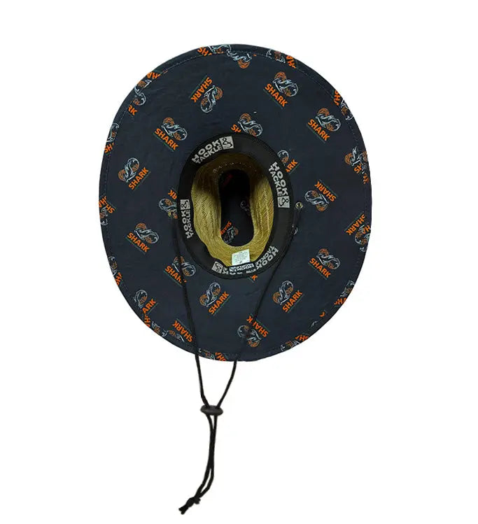 University of Miami Logo Straw Hat Hook & Tackle