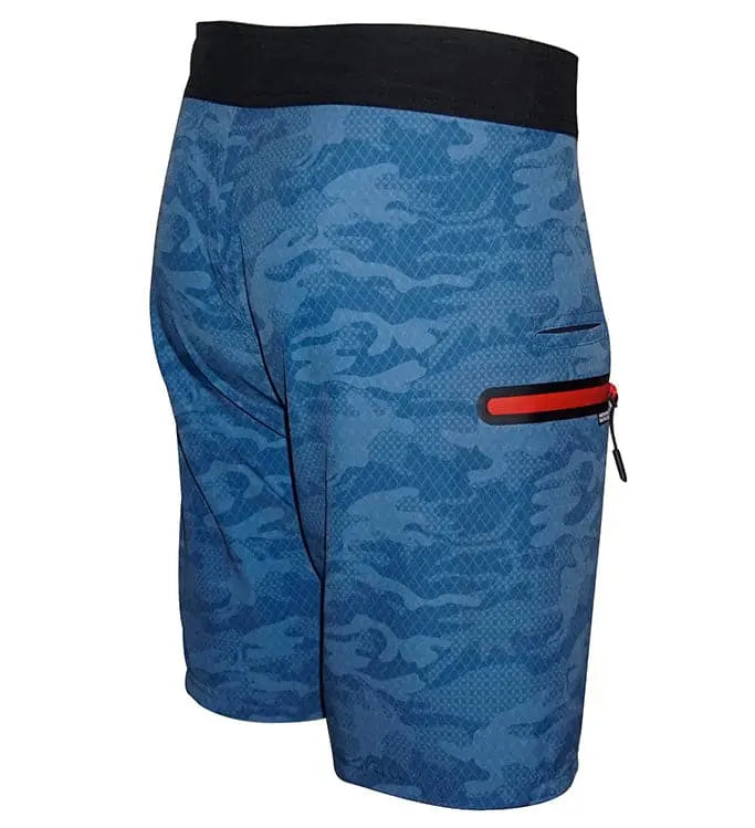 Men's Geo Camo Stretch Fishing Boardshort by Hook & Tackle