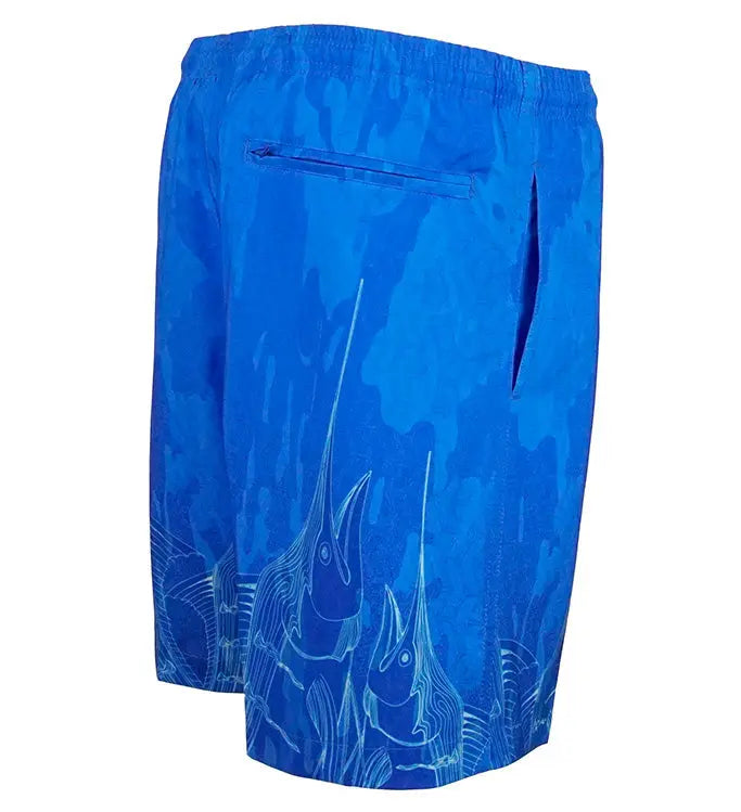 Men's Bills Up Fishing Swim Trunk by Hook & Tackle