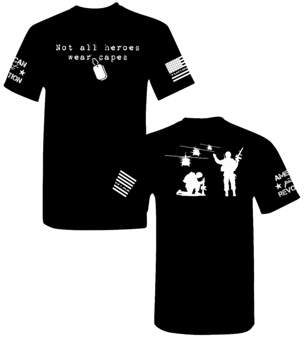 Men's Boxers - Not All Heroes Wear Capes - Patriotic Print American Patriot Revival