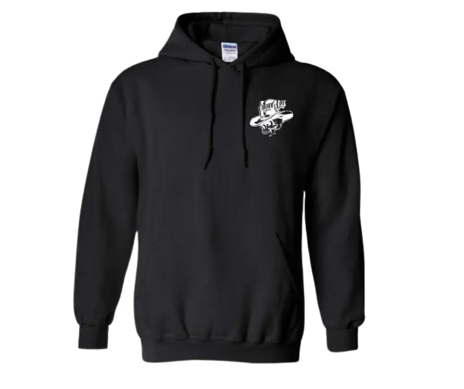 County Line Co. Skull Graphic Men's Fleece Hoodie Streetwear - Comfy & Bold by County Line Company