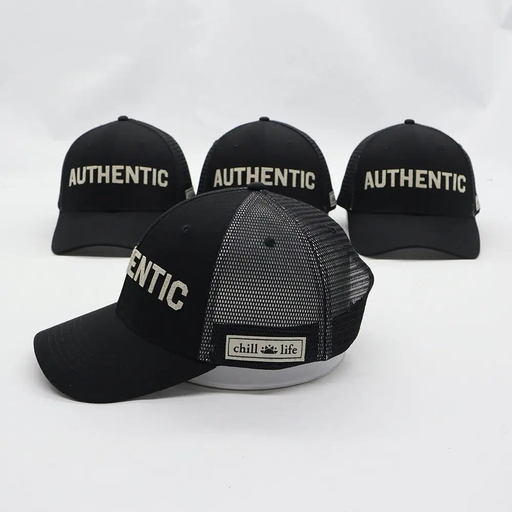 chill life Trucker Hat Adjustable Unisex Vintage Cap Breathable Summer Headwear by chill life