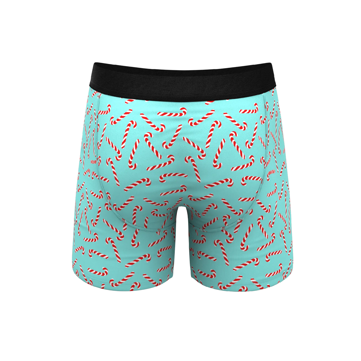 The Peppermint Pimp Canes | Candy Cane Ball Hammock® Pouch Underwear With Fly - MENLL