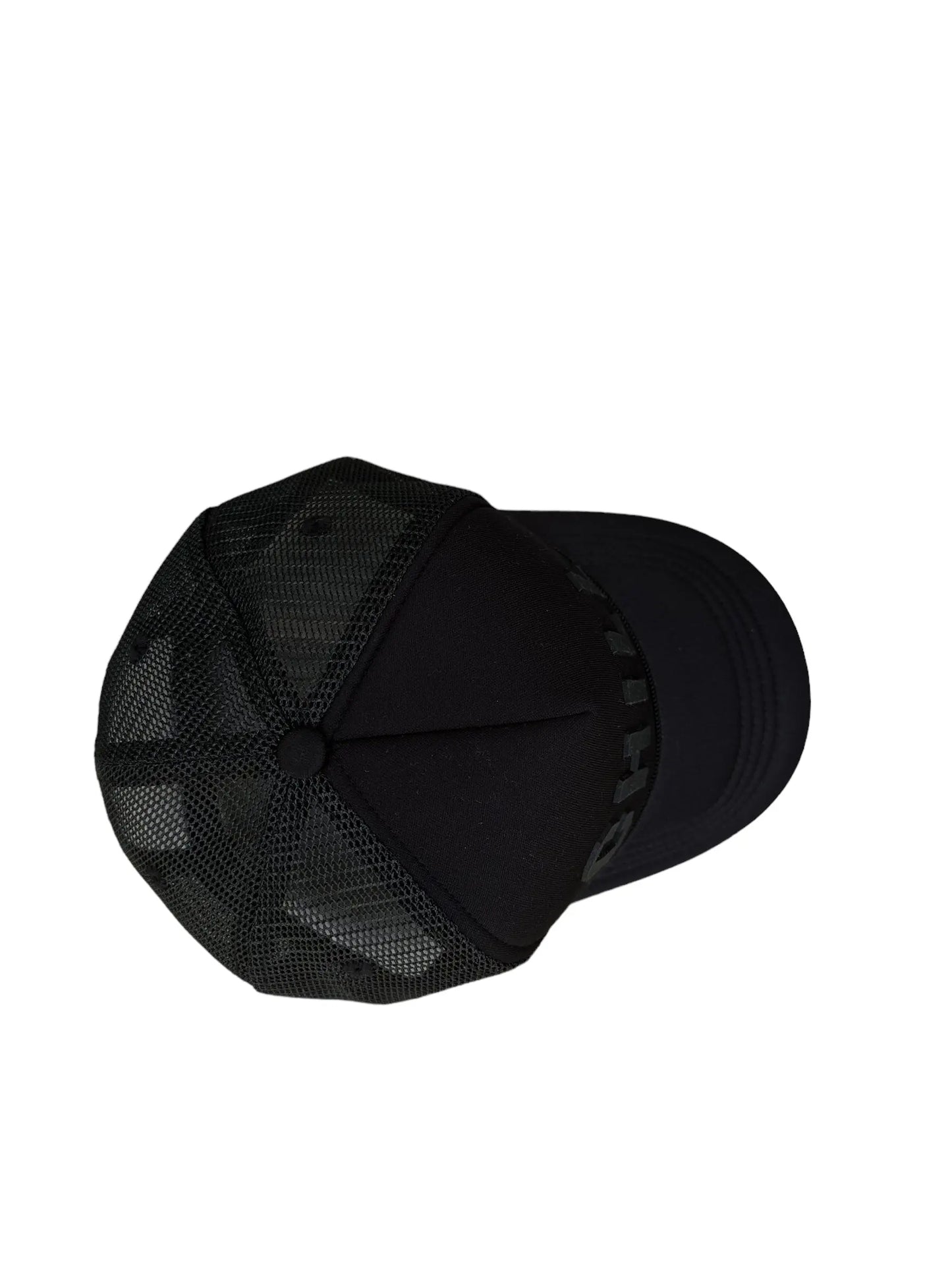 MENLL Trucker Hat Black Unisex Casual Cap Adjustable Mesh Back Breathable by MENLL