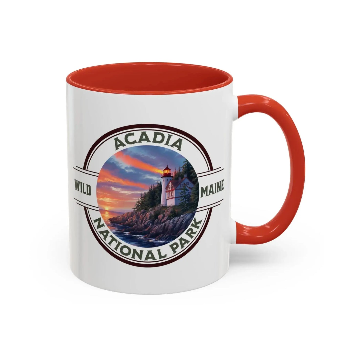 Acadia National Park Accent Mug (2 Sizes, 5 Colors) Park Service Apparel
