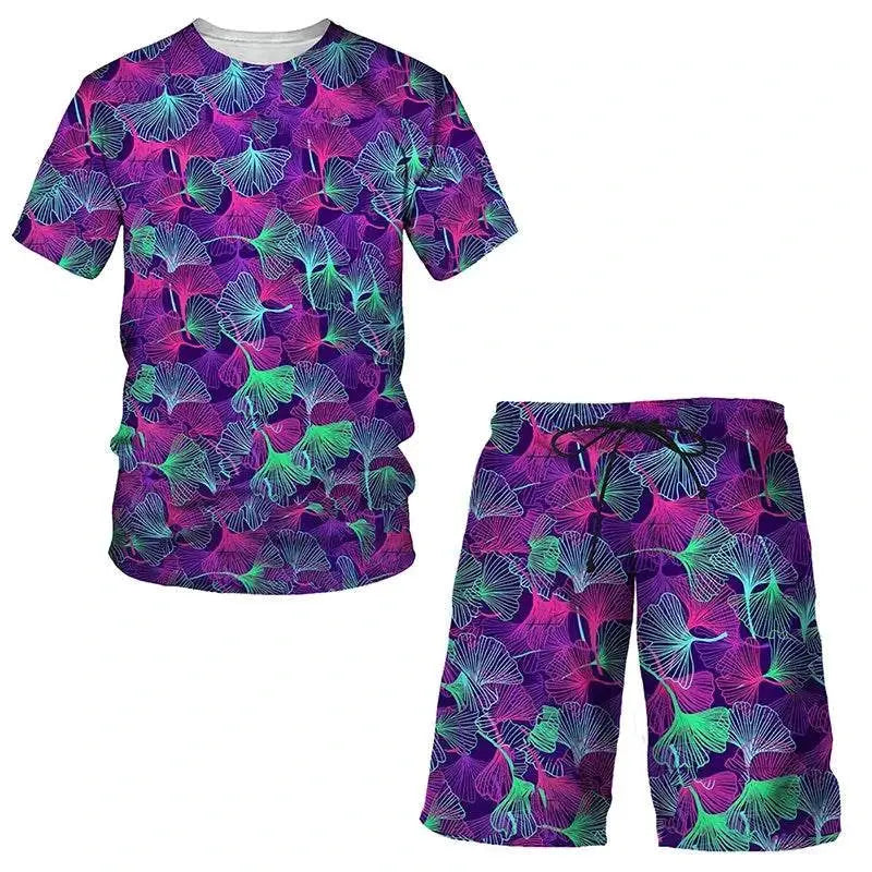 Sportwear men beach short set - MENLL