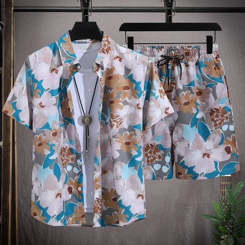 Men vacay Beach shorts Set - MENLL