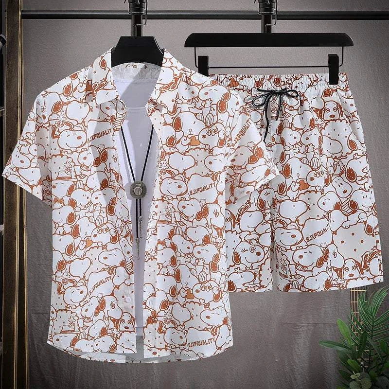 Men vacay Beach shorts Set - MENLL