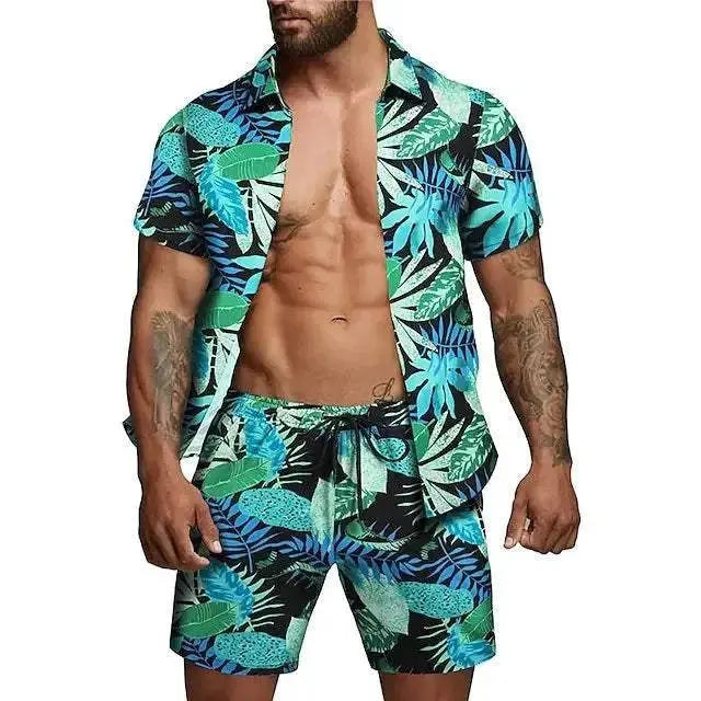 Vacay Lifestyle men beach shorts set - MENLL