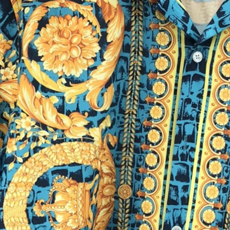 Luxury top men fashion beach short set - MENLL