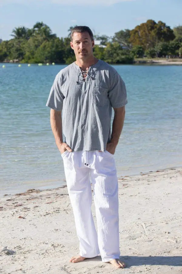 Pants - Flowy Wide Leg - Santorini Style S E A S I C K Fashion