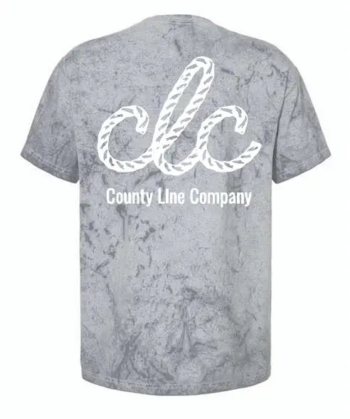 County Line Co. Roped Logo Tee Men's Casual Graphic T-Shirt Soft Cotton by County Line Company