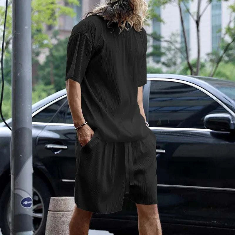 Vacation Loose beach Shorts set for men by Sexikinis Swim, stylish and comfortable for beach adventures.