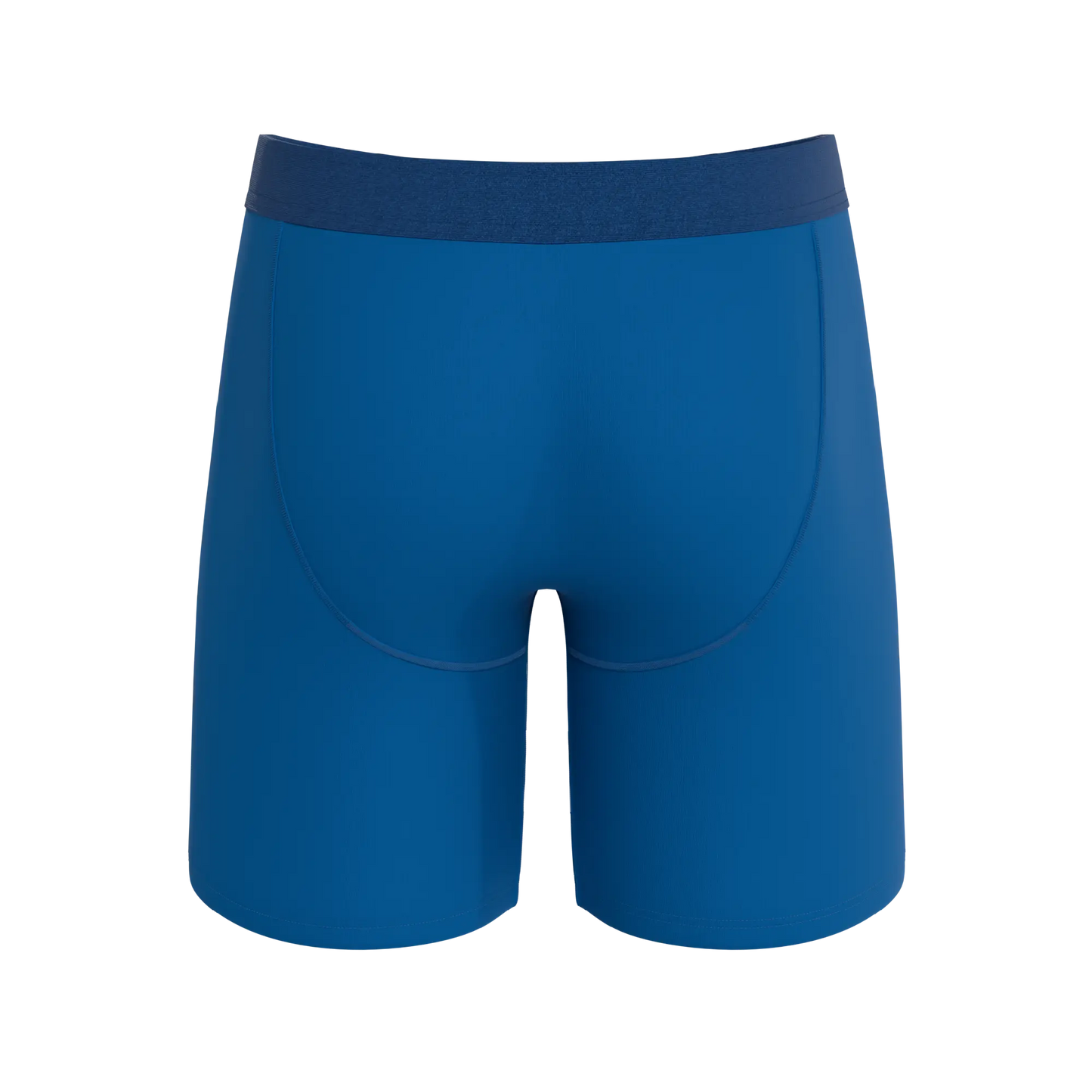 The Skydiver | Ocean Blue Long Leg Ball Hammock® Pouch Underwear With Fly - MENLL