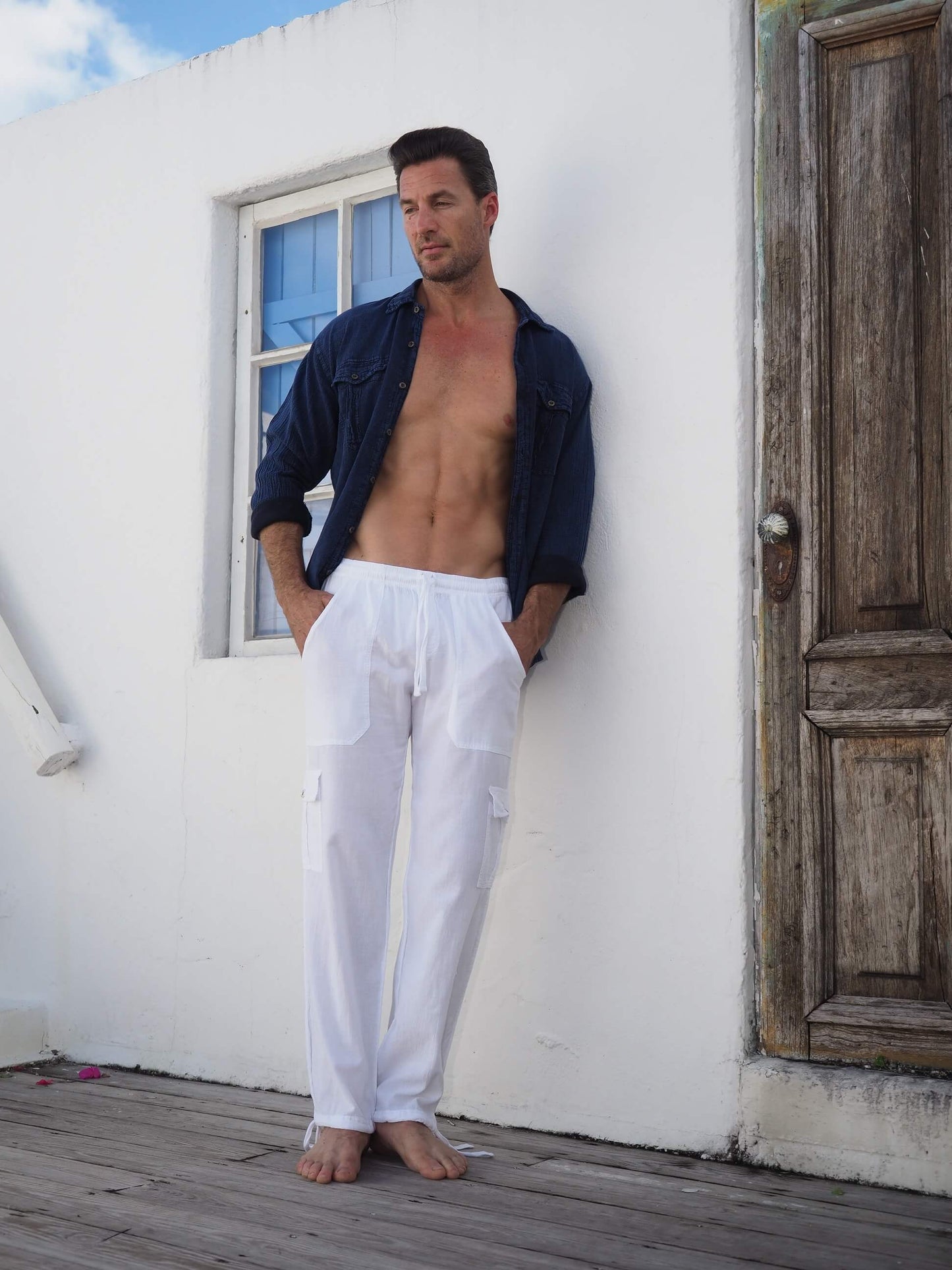 ST. VINCENT PANTS (White, Gray, Blue, Black) - MENLL