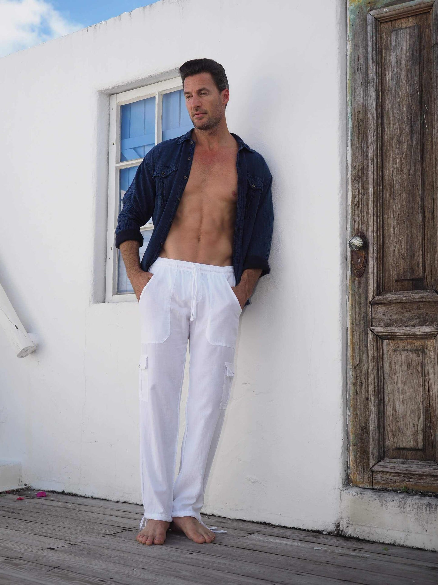 ST. VINCENT PANTS (White, Gray, Blue, Black) - MENLL
