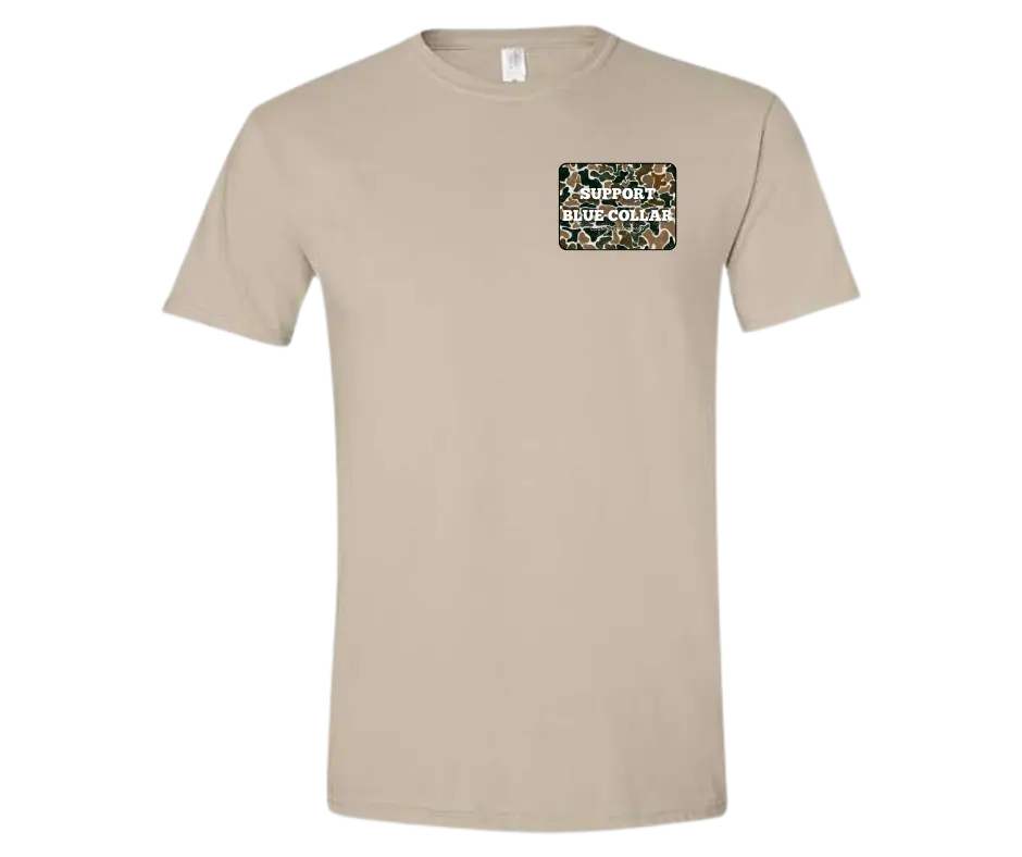 County Line Co. Retro Camo Tee + Workwear + Men's T-Shirt + Soft, Durable by County Line Company