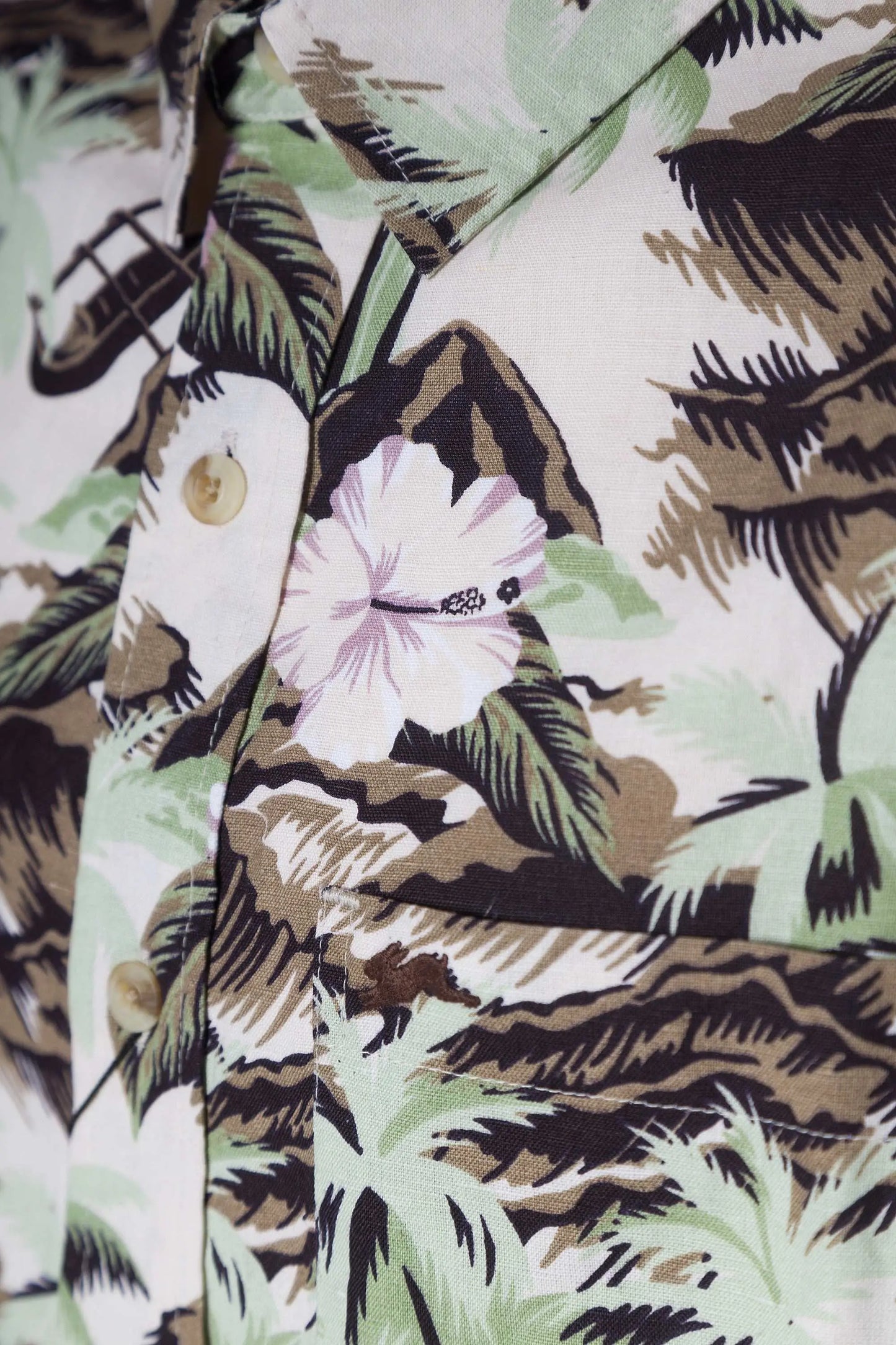 Talon | Printed Linen Shirt - MENLL