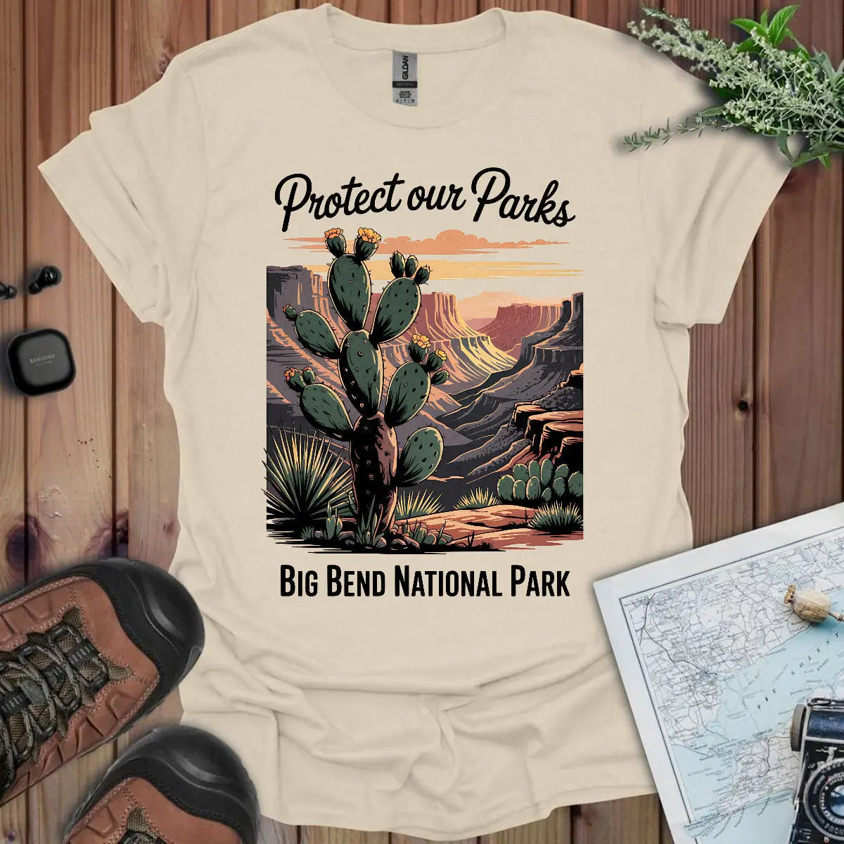 Protect Our Parks Big Bend Unisex T-Shirt Park Service Apparel