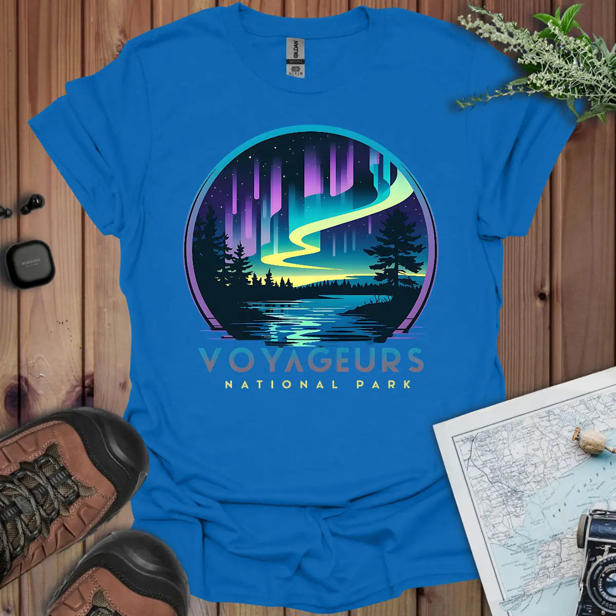 Park Service Apparel Voyageurs National Park Unisex Tee Outdoors Graphic T-Shirt Soft & Comfy by Park Service Apparel