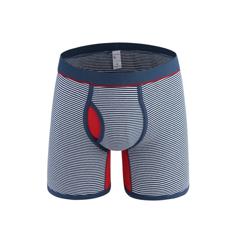 Men's Stretch Stripe Knit Boxer Briefs - MENLL