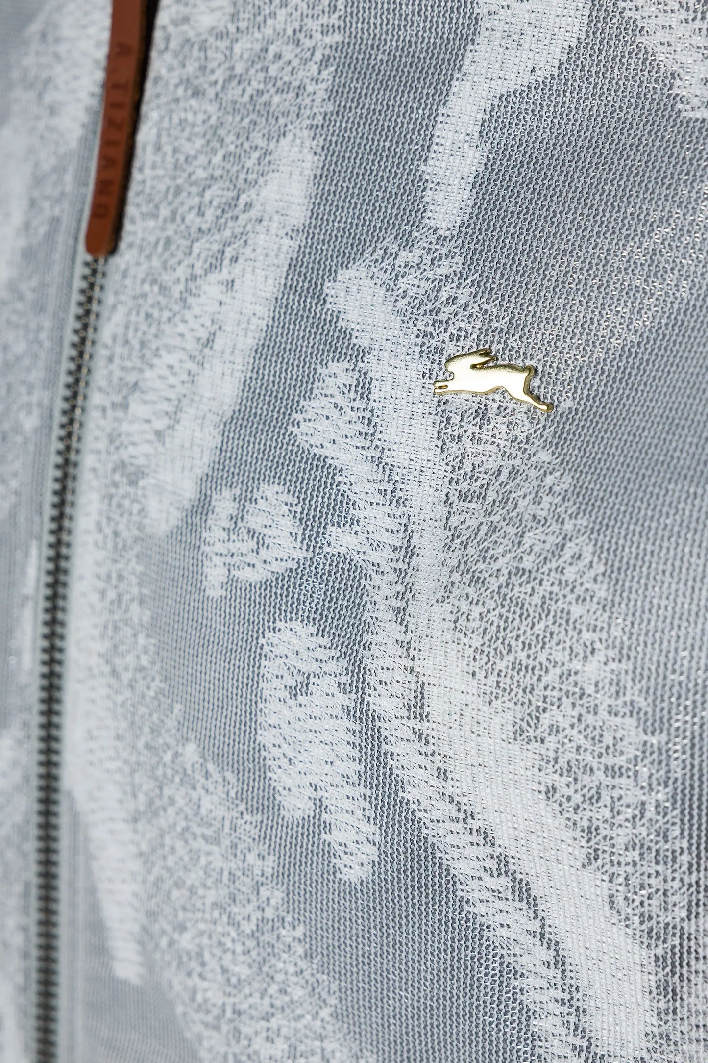 Jackets - ATiziano Vlad Fancy Woven Bomber Jacket Light Gray A.Tiziano