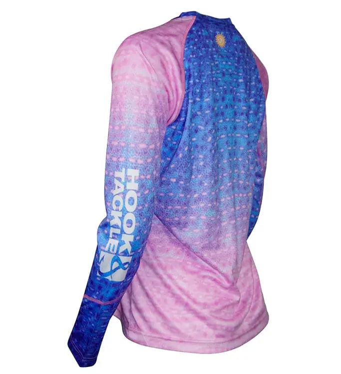 Women's Whale Shark Camo UV Fishing Shirt Hook & Tackle