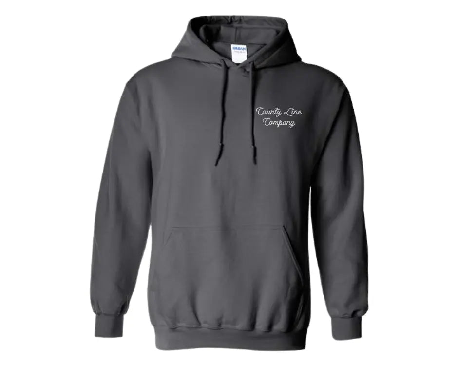 County Line Co. Wild West Graphic Unisex Hoodie Casual Streetwear Comfort Fit by County Line Company