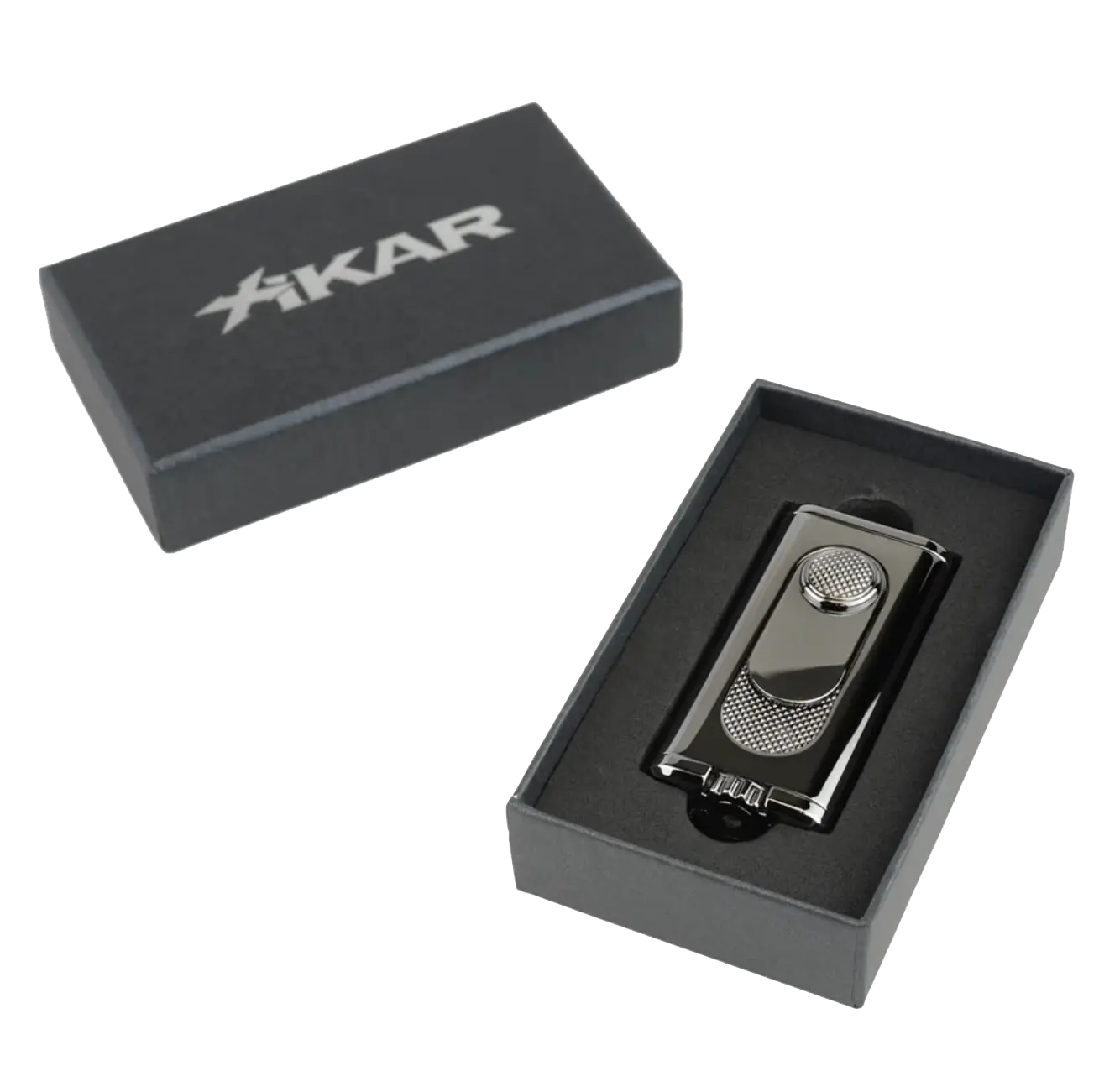 Every Day Is Cigar Day XIKAR Verano Chrome Finish Cigar Lighter Wind Resistant Flat Flame by Every Day Is Cigar Day