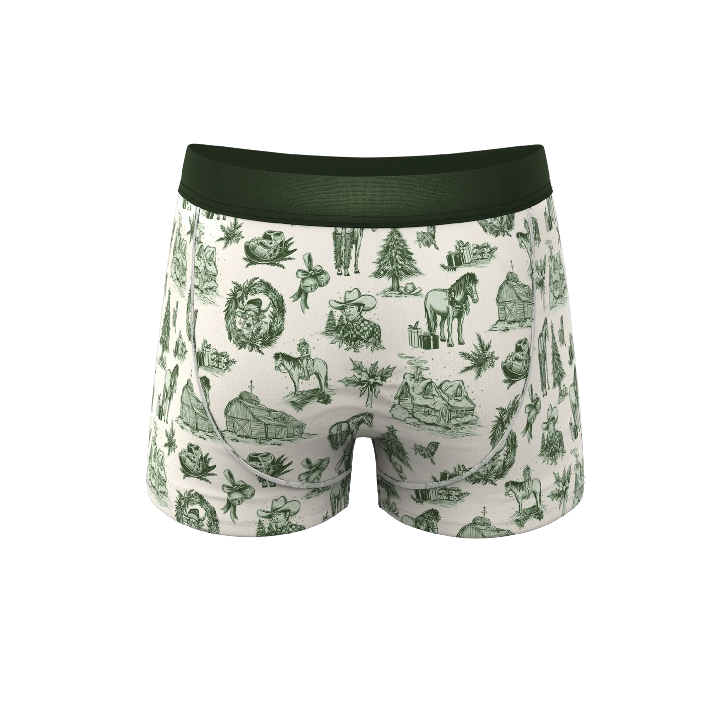 The Western Wonderland | Western Toile Ball Hammock® Pouch Trunks Underwear Shinesty