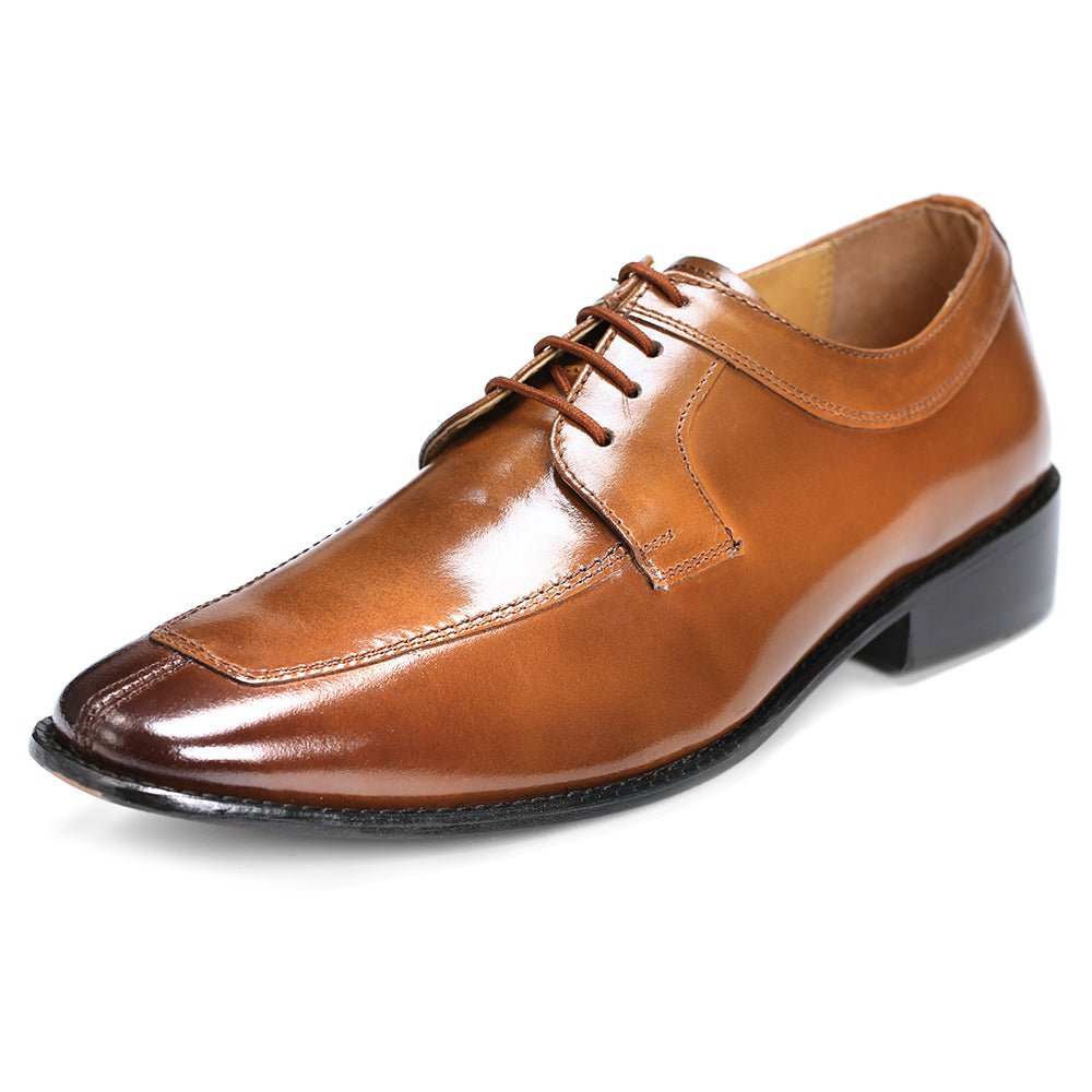 Alban Leather Derby Style Dress Shoes - MENLL